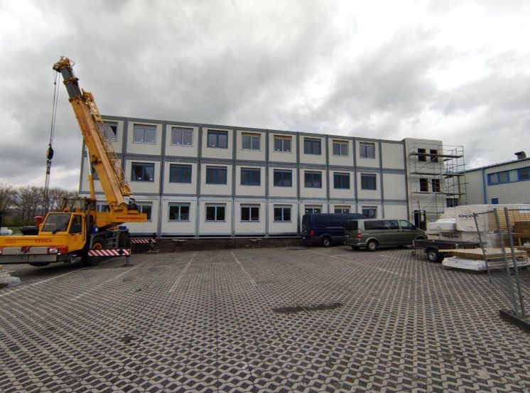 Dodávka administrativní budovy z modulární výstavby RODENSTOCK